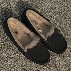 UGG Women's Black Sheepskin Slippers